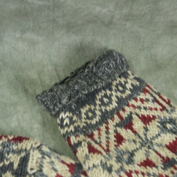 Structure VINTAGE SNOWFLAKE PULLOVER SKI SWEATER Cotton Blend MEN'S XL S1-8426 - Picture 4 of 7